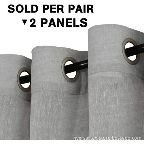 Window Grommet Sheer Curtain Panels